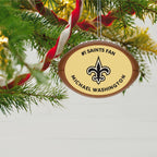 NFL New Orleans Saints Football Personalized Ornament, Custom Text