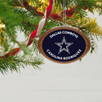 NFL Dallas Cowboys Football Personalized Ornament, Custom Text