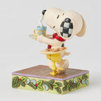 Jim Shore Peanuts Snoopy and Woodstock Cookies for Santa Figurine, 5"