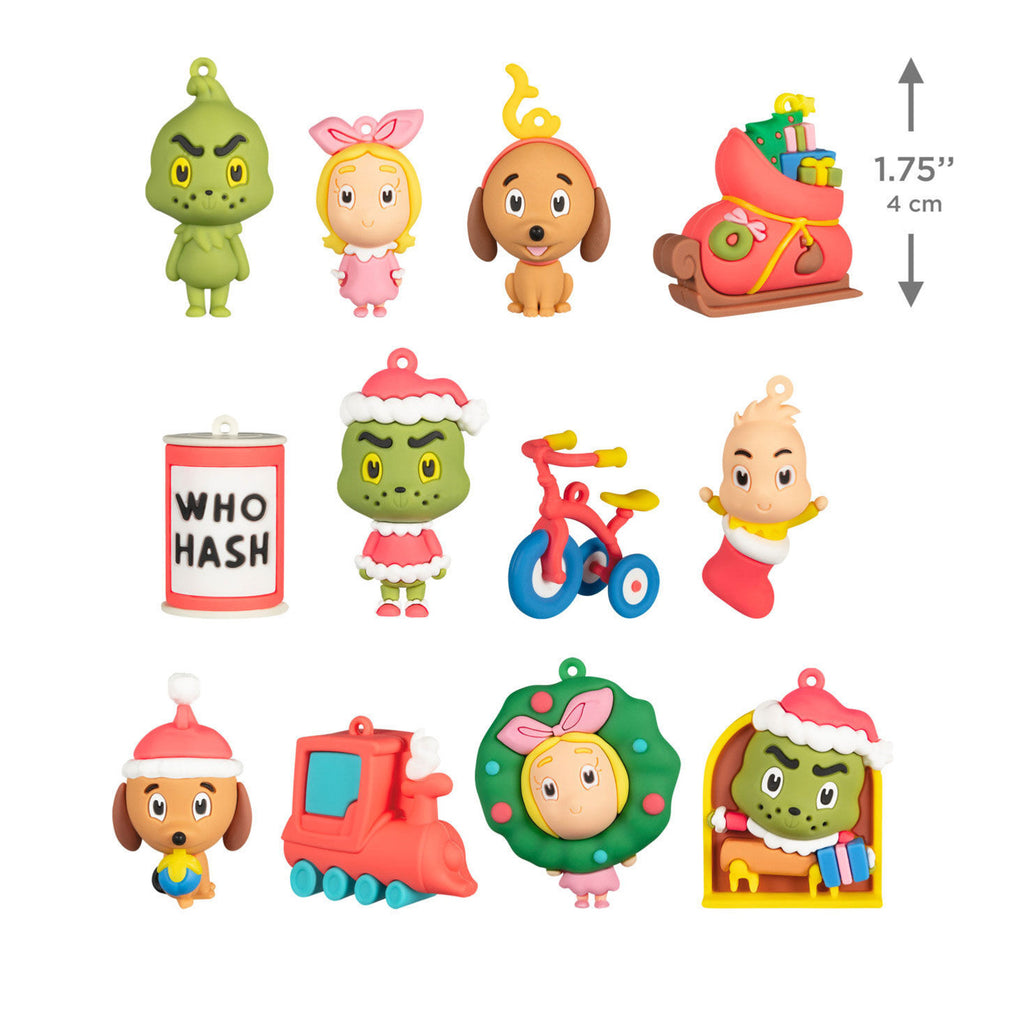 Dr. Seuss's How the Grinch Stole Christmas!™ Hallmark Countdown Calendar Box With 12 Mini Ornaments