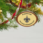 NFL New Orleans Saints Football Personalized Ornament, Custom Text