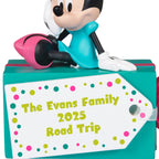 Disney Minnie Mouse Christmas Present Personalized Ornament, Custom Text