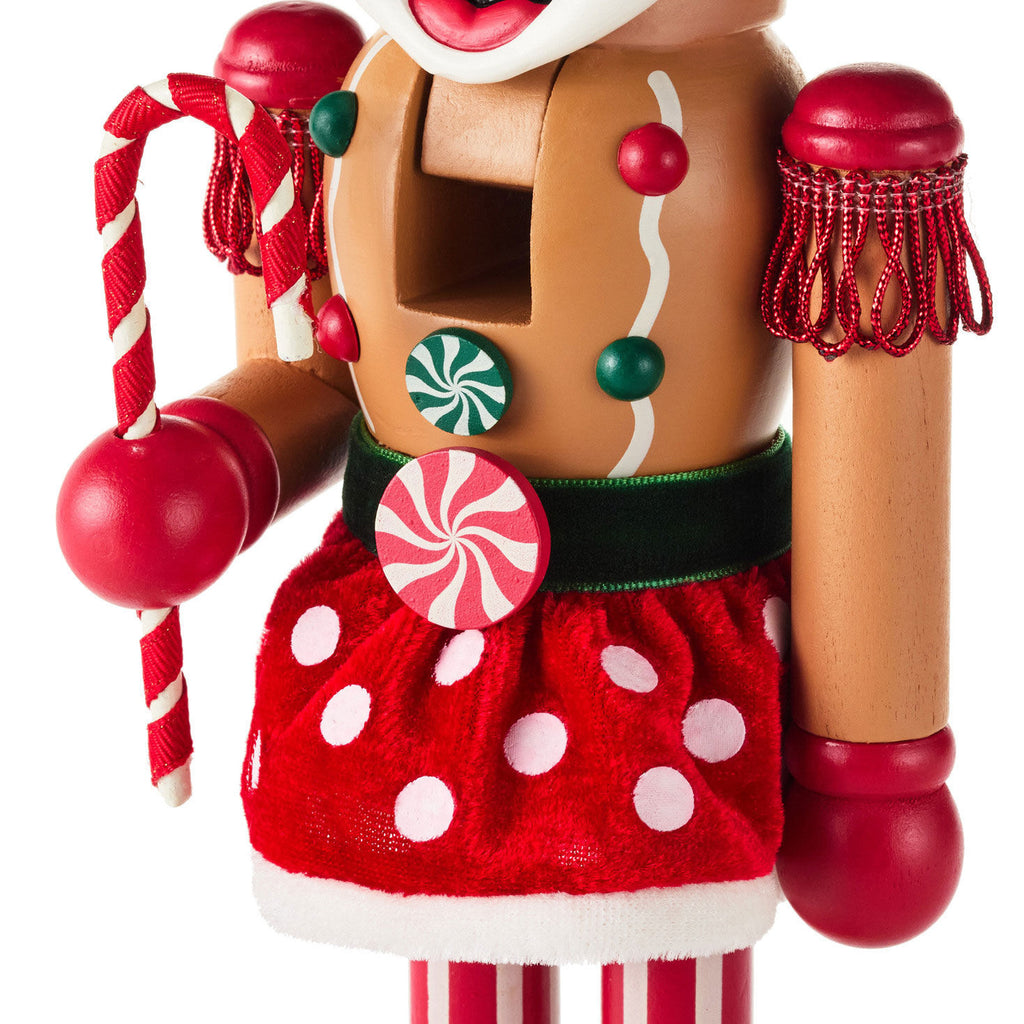 Disney Minnie Mouse Gingerbread Nutcracker Figurine, 12.2"