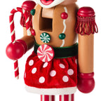 Disney Minnie Mouse Gingerbread Nutcracker Figurine, 12.2"