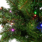 7 ft Pre-Lit Alpine Christmas Tree with 350 Color-Changing LED Lights and 655 Tips