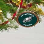 NFL Philadelphia Eagles Football Personalized Ornament, Custom Text