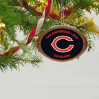 NFL Chicago Bears Football Personalized Ornament, Custom Text
